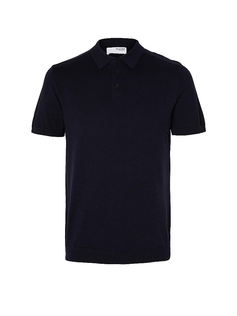 Poloshirt SLHBERG dunkelblau M herren