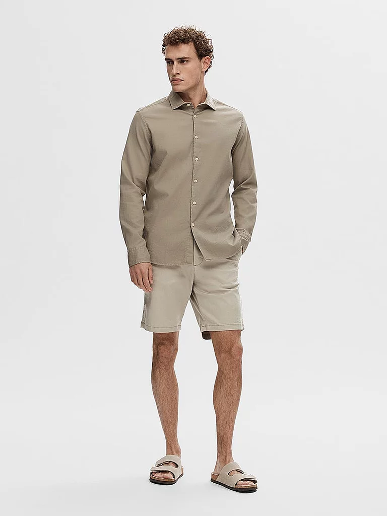 Selected Slim Miles Shorts Beige Men Size L 5