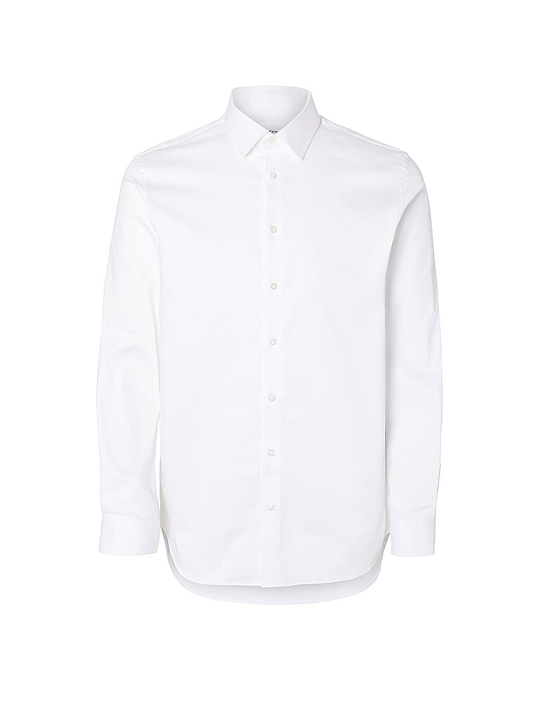Hemd Slim Fit SLHSLIM-PERFORMANCE weiss L herren