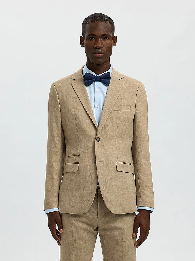 Selected Masche Tie Blue 3