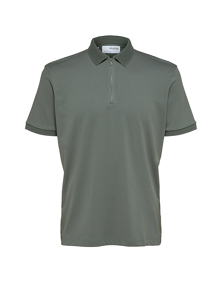 SELECTED Poloshirt SLHFAVE olive | S