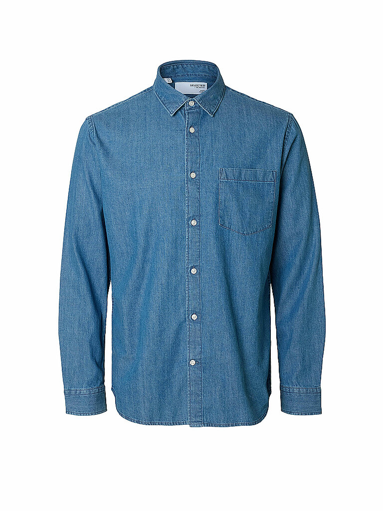 Jeanshemd SLHREGCARLO blau S herren