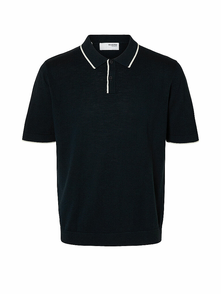 SELECTED Poloshirt dunkelblau | XL Image
