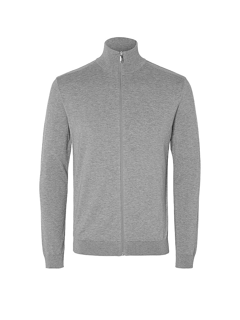 SELECTED Strickjacke SLHBERG grau | XXL
