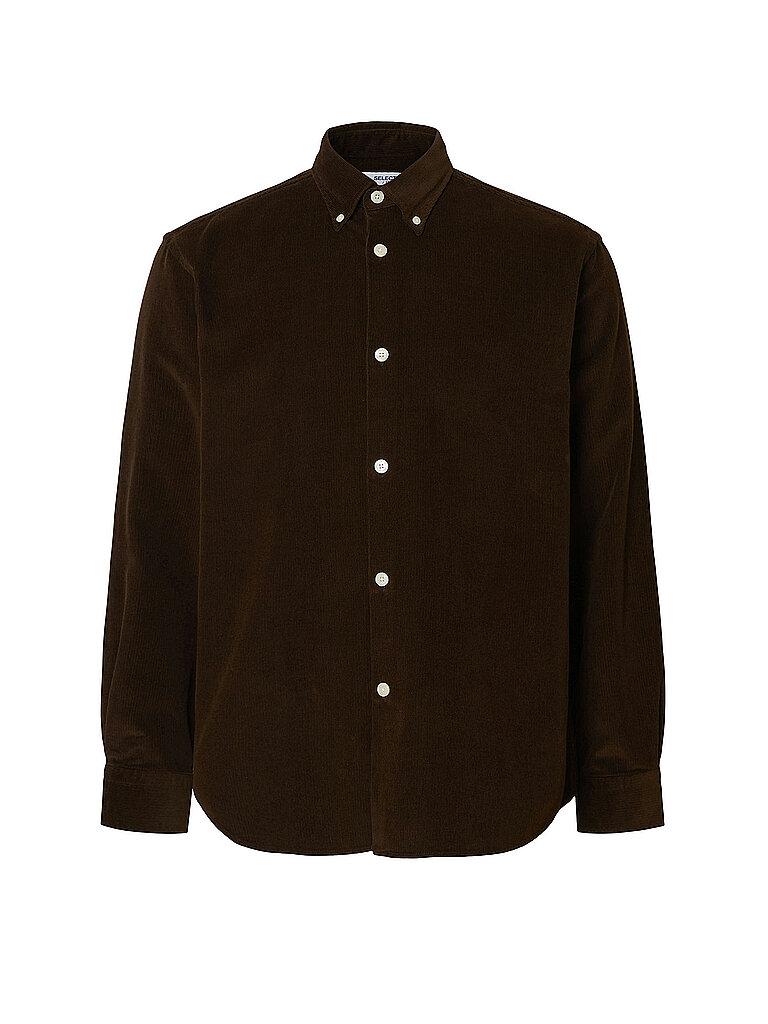 SELECTED Hemd Regular Fit  SLHREGDANNI schwarz | L