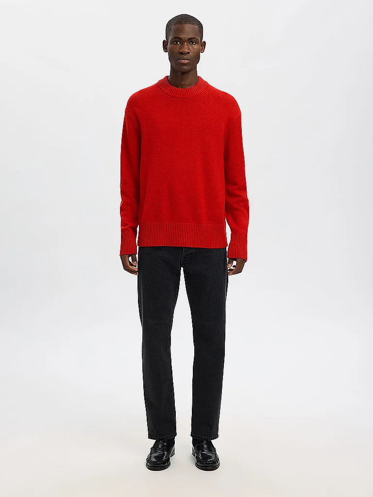 Selected SLHCALLE Pullover Red S 2