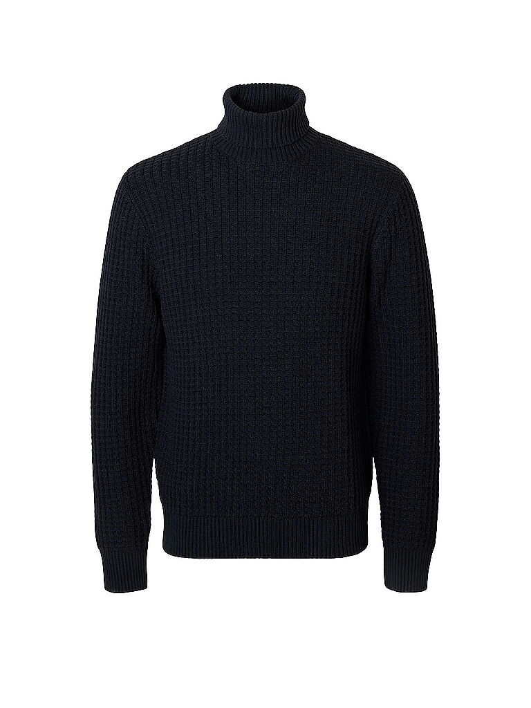 SELECTED Rollkragenpullover SLHTOM dunkelblau | L
