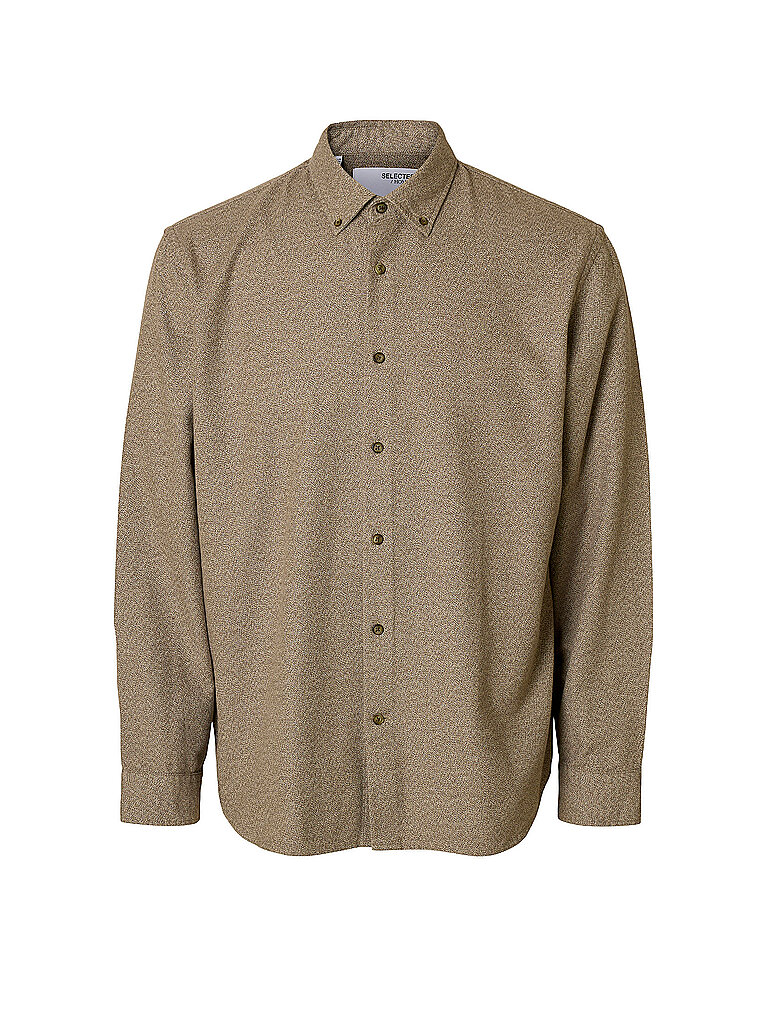 SELECTED Hemd SLHREGNOAH beige | L