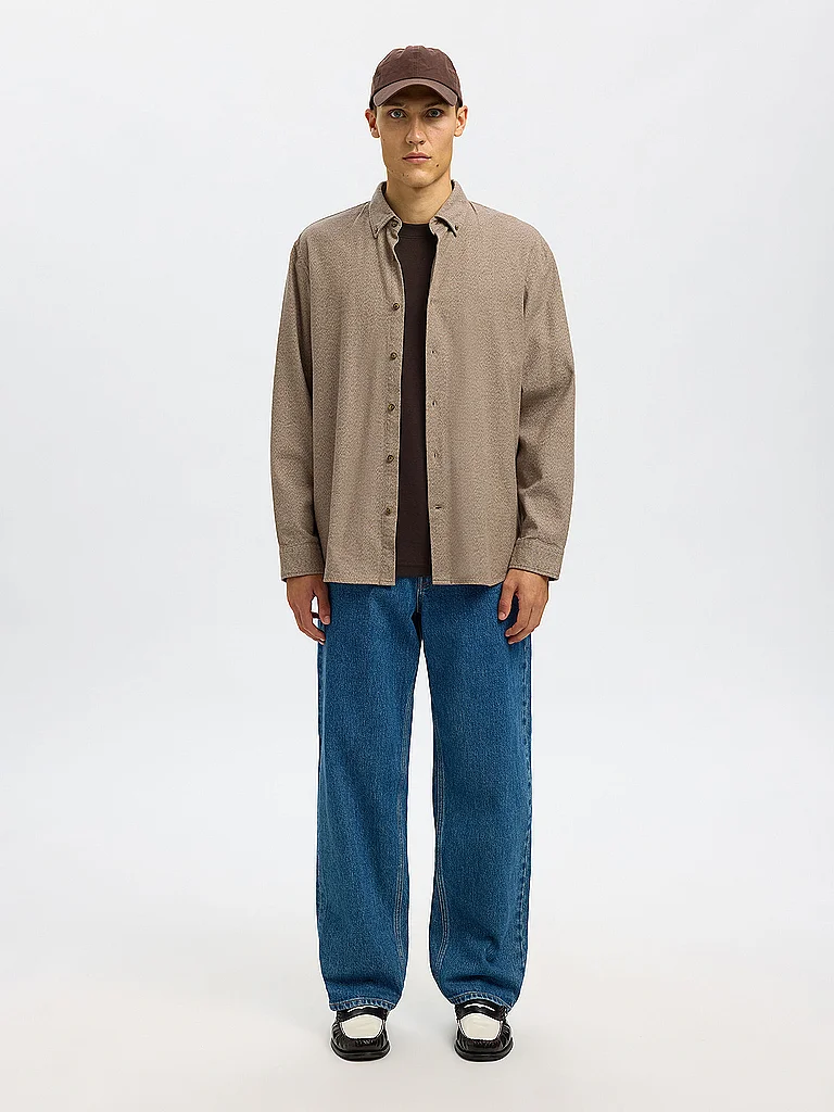 SELECTED Hemd SLHREGNOAH beige   XXL herren 2
