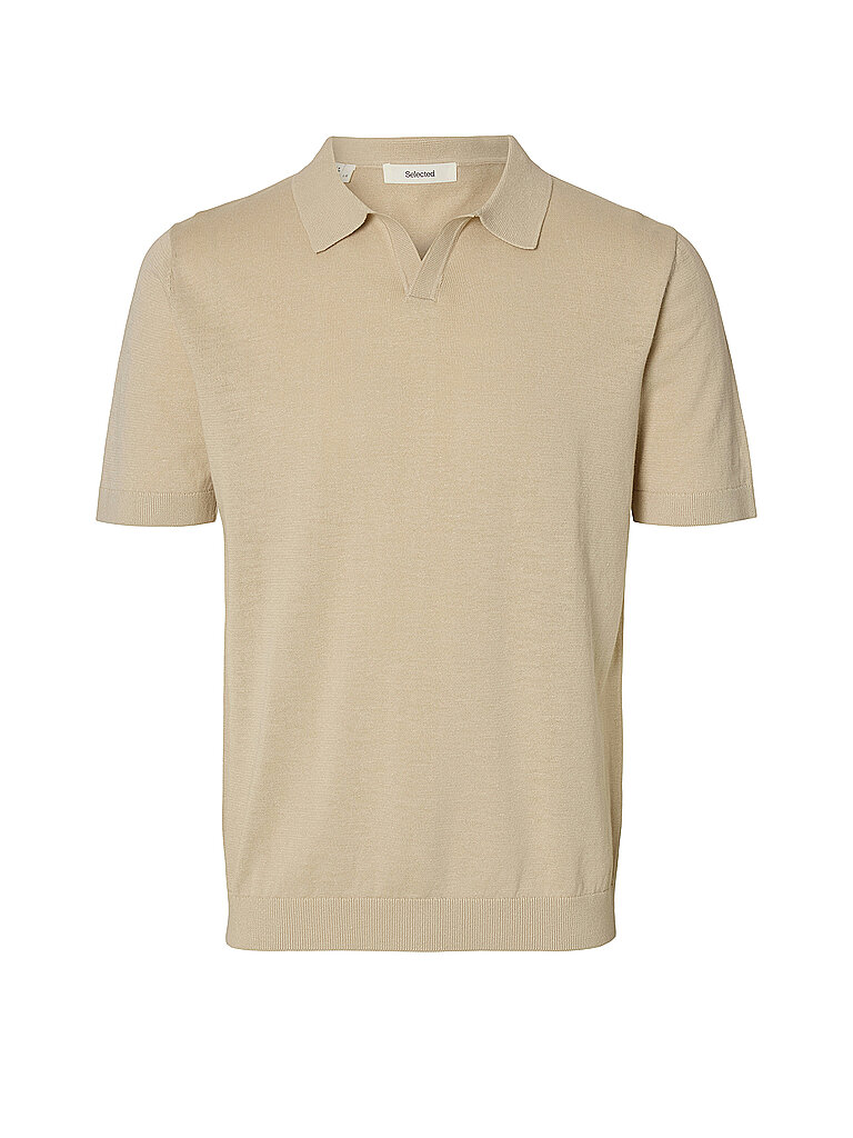 Poloshirt SLHMATTIS beige XL herren