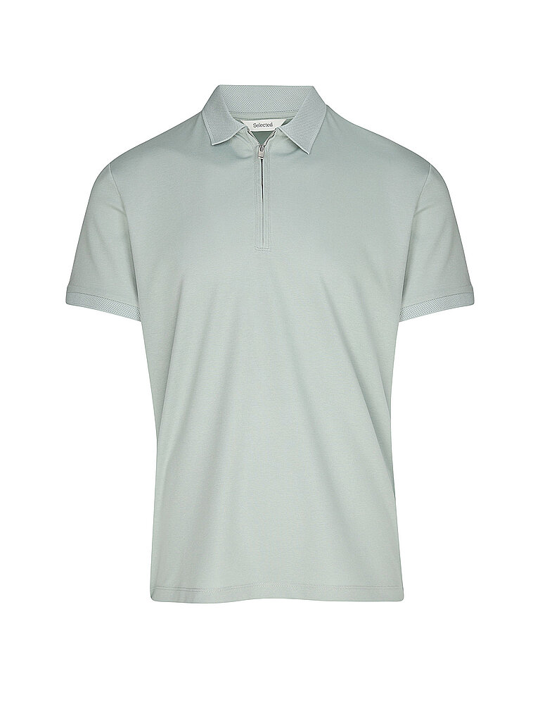SELECTED Poloshirt SLHFAVE mint | L
