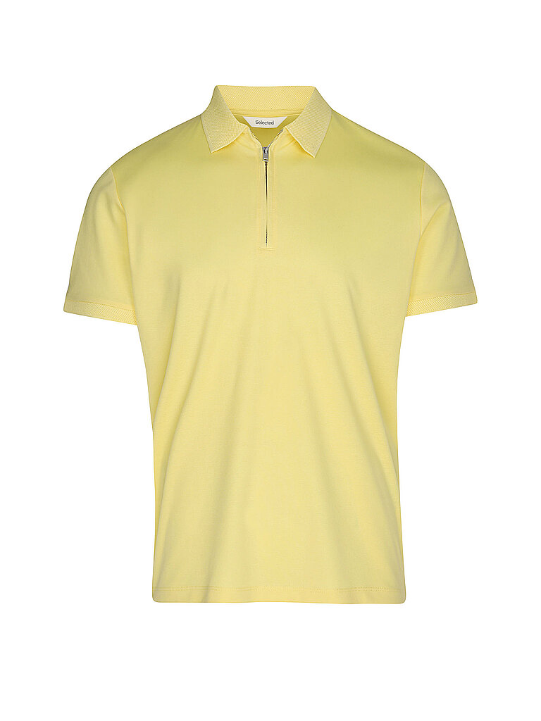 Poloshirt SLHFAVE gelb M herren