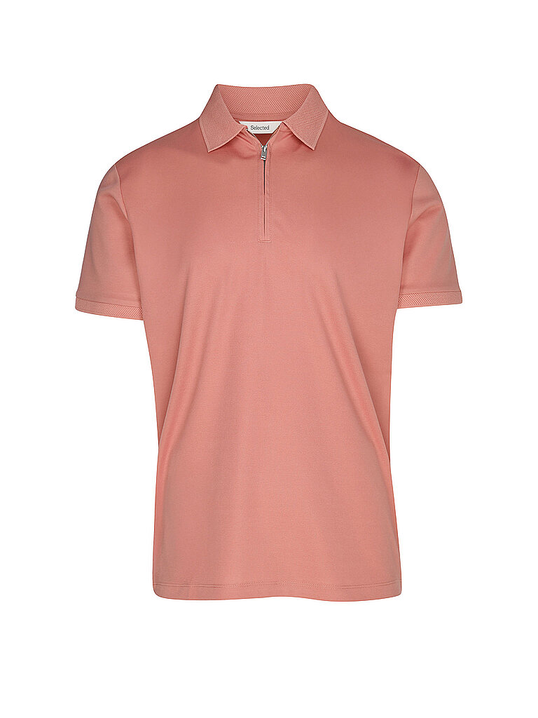 Poloshirt SLHFAVE rosa XL herren