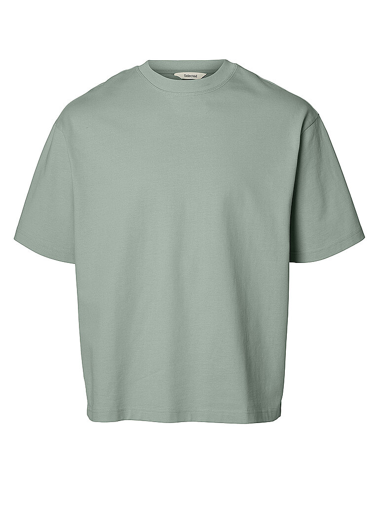 T-Shirt SLHRELAXASPEN grau M herren
