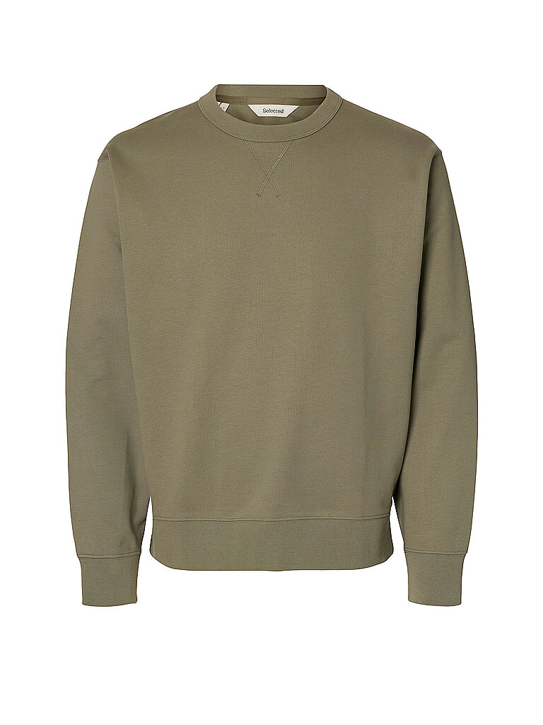 Sweater SLHRELAXLUKE braun M herren