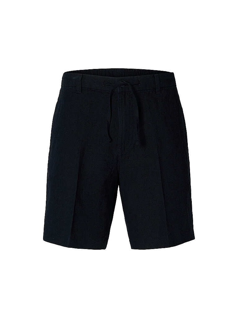Leinenshorts SLHREGULAR-LEROY schwarz M herren