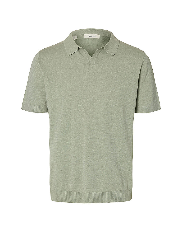 Poloshirt SLHMATTIS grau S herren