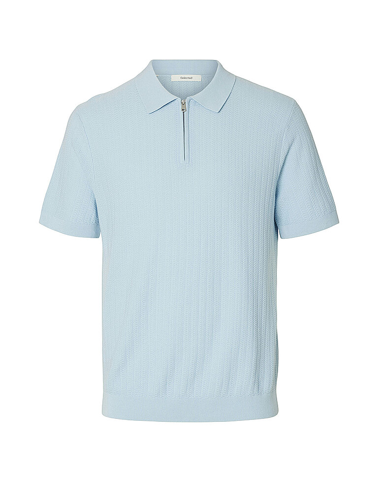 SELECTED Poloshirt SLHCRAN hellblau | XL