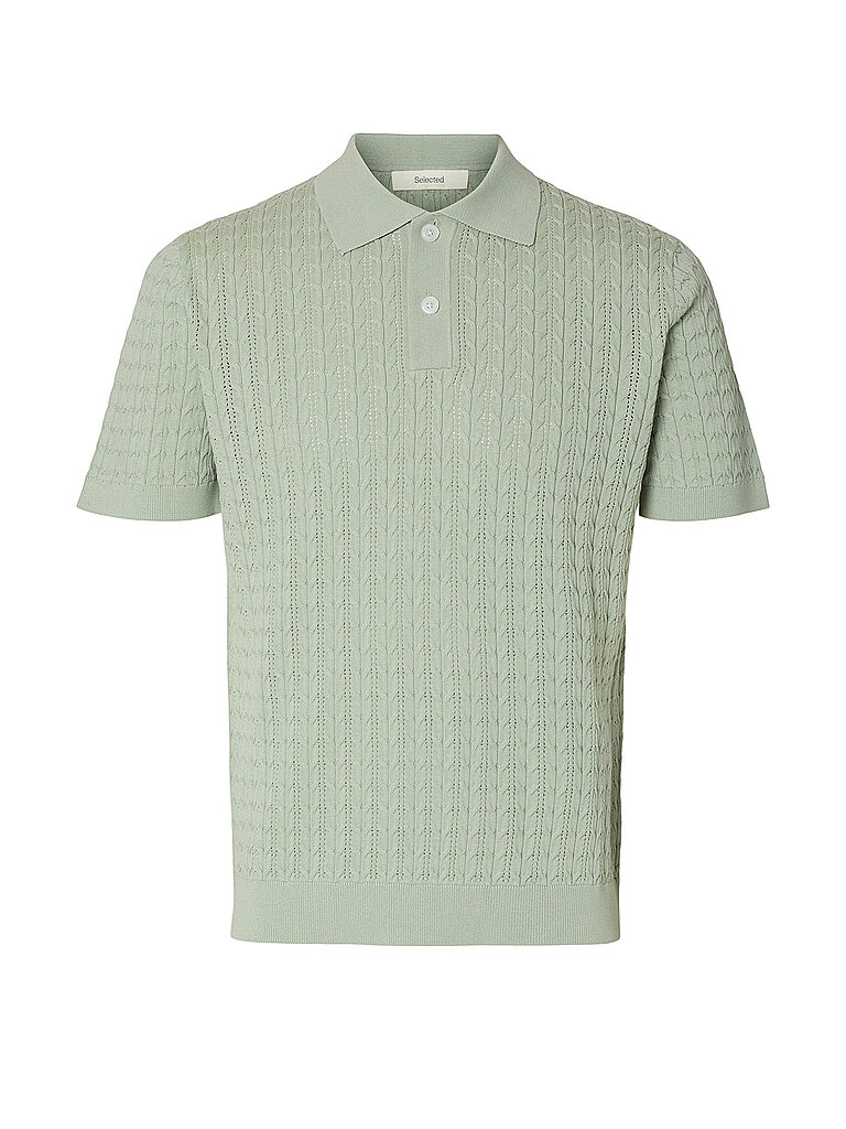 SELECTED Poloshirt SLHMATTIS  hellgrün | L