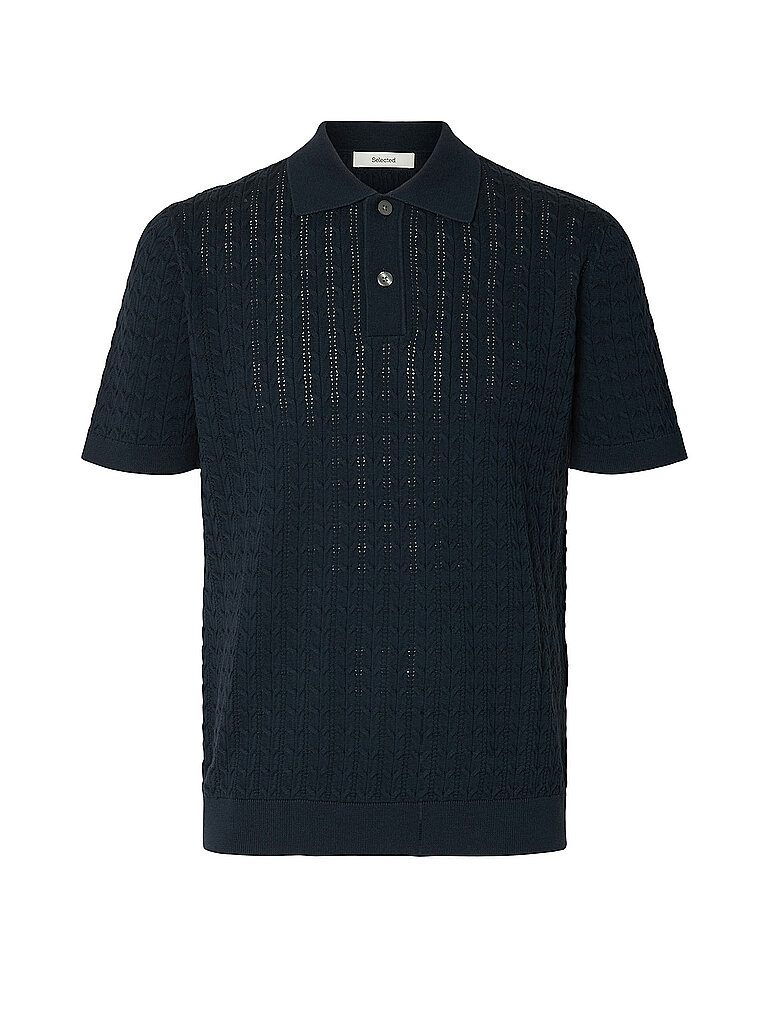 Poloshirt SLHMATTIS blau XL herren