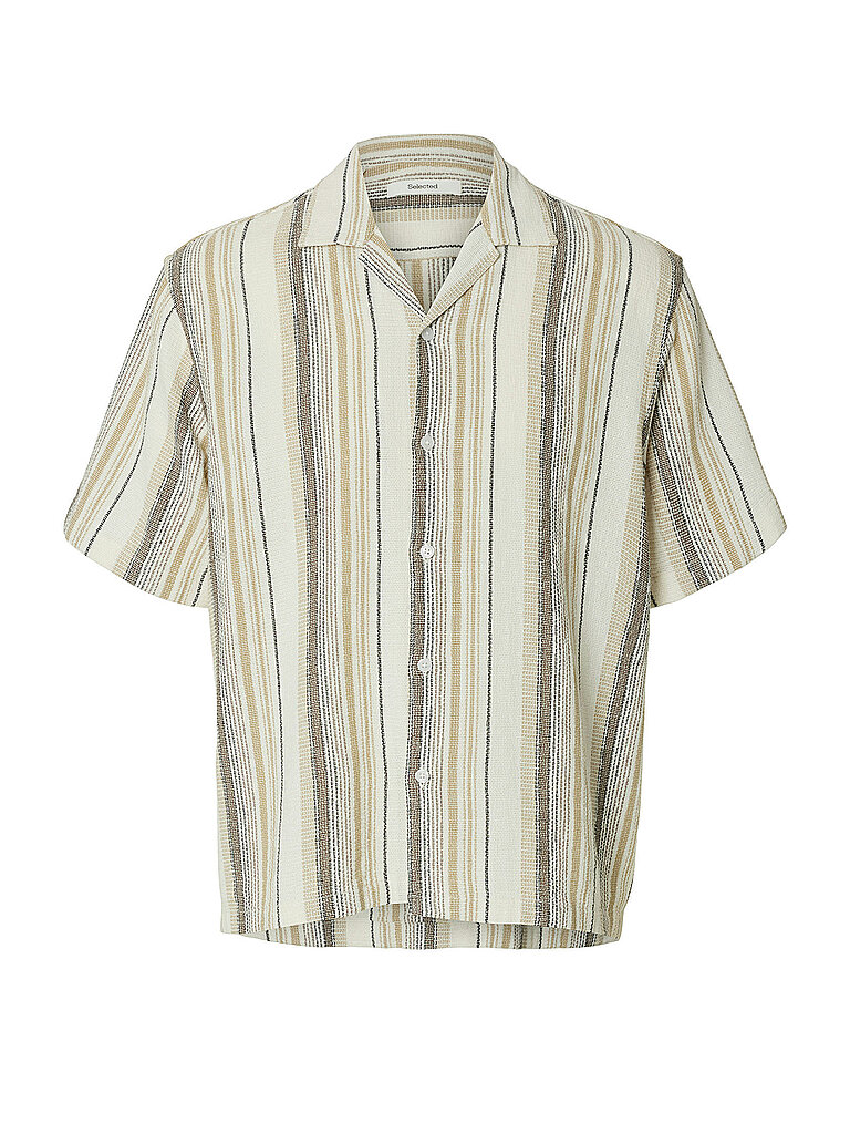 SELECTED Hemd SLHRLXCAL creme | M