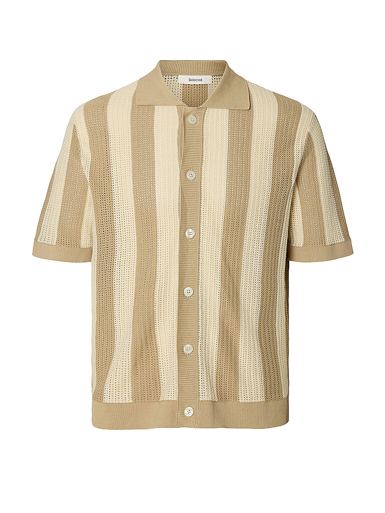 SELECTED Poloshirt SLHSHANE  weiss | L