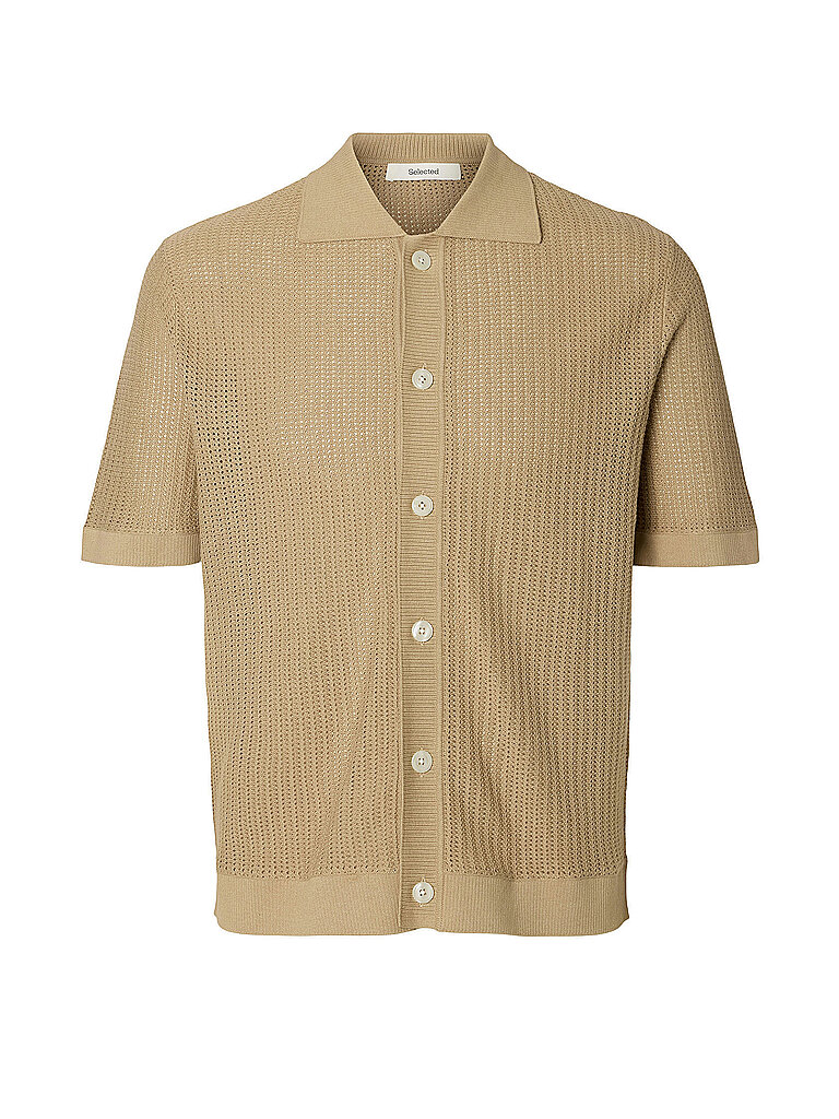 Poloshirt SLHSHANE beige XL herren