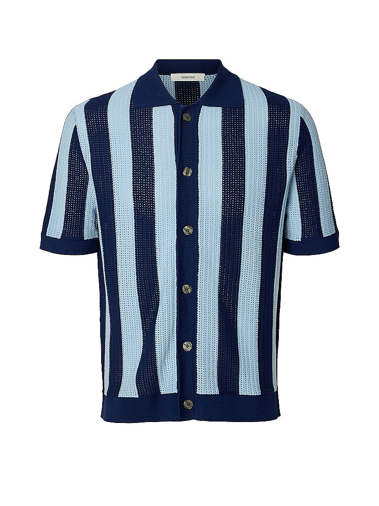 Poloshirt SLHSHANE blau XL herren