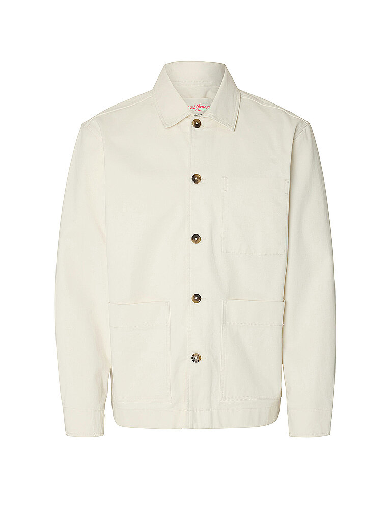 Overshirt SLHREGULAR HOTEL AMOUR beige L herren