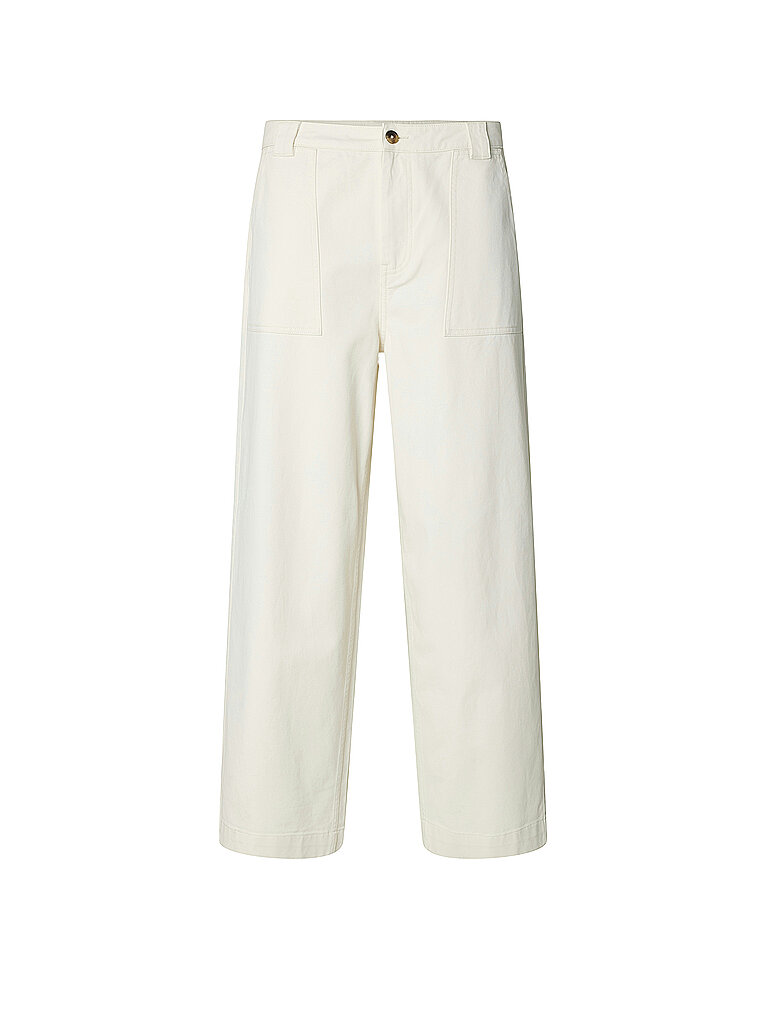 SELECTED Hose SLH260-WIDE LEG  beige   33/L32 herren