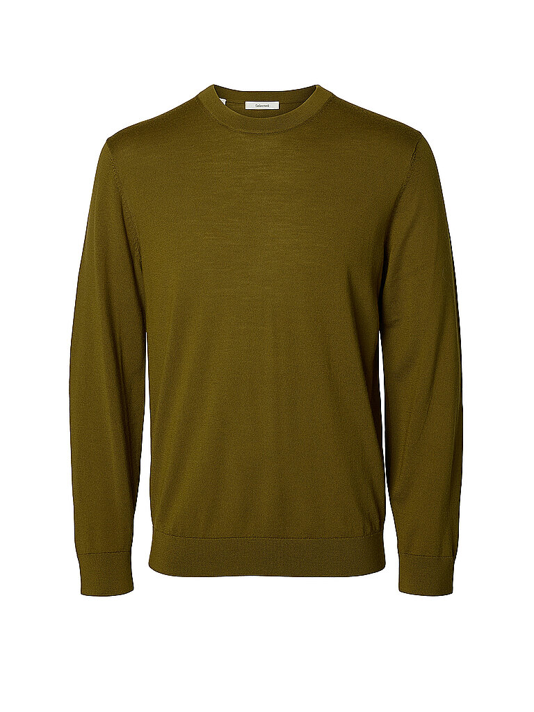 SELECTED Pullover SLHTRAY grün | S