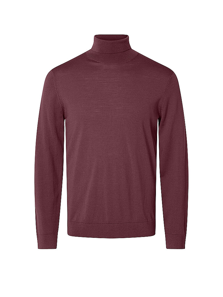SELECTED Rollkragenpullover SLMTRAY dunkelrot | S