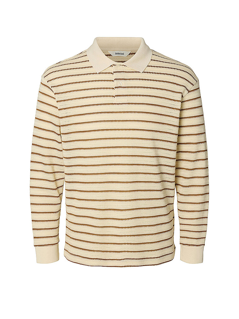 SELECTED Poloshirt  SLMRELAXLANDON  beige | S