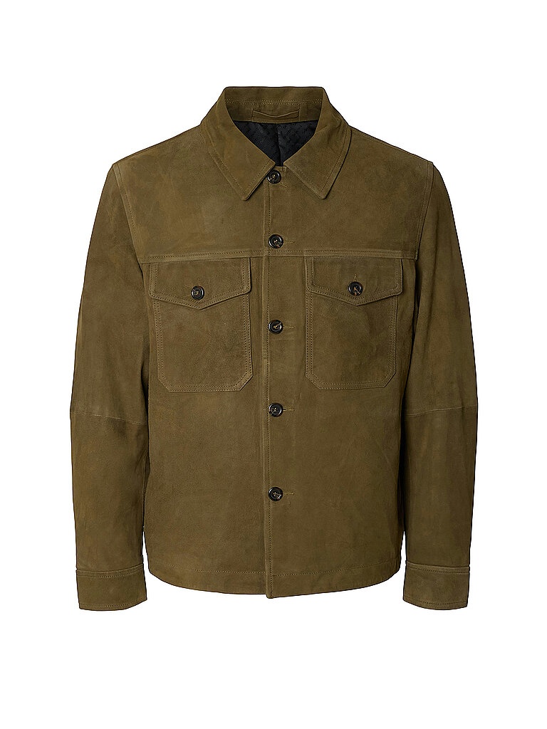 SELECTED Overshirt  olive | L