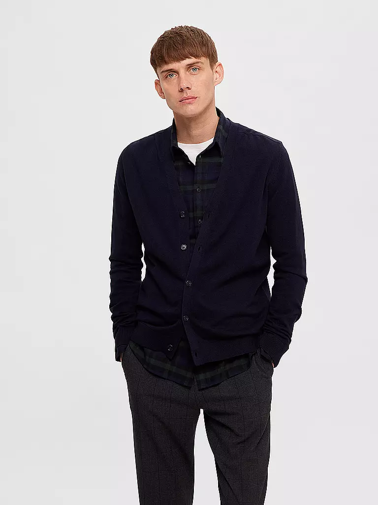 SELECTED | Cardigan SLHBERG | olive