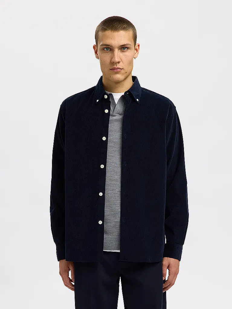 SELECTED | Hemd Regular Fit  SLHREGDANNI | dunkelblau