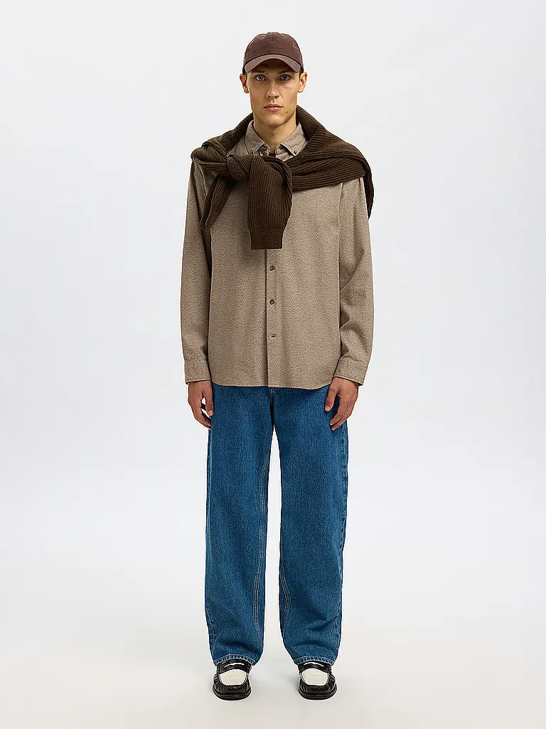 SELECTED | Hemd SLHREGNOAH | Beige