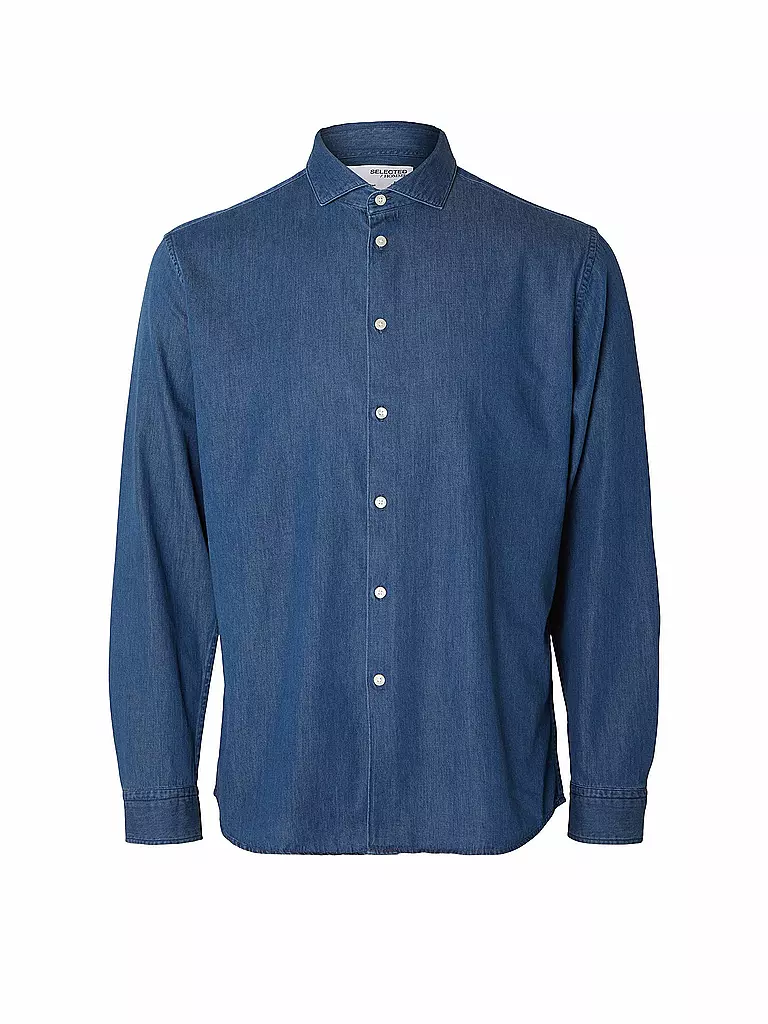 SELECTED | Jeanshemd SLHREG | blau