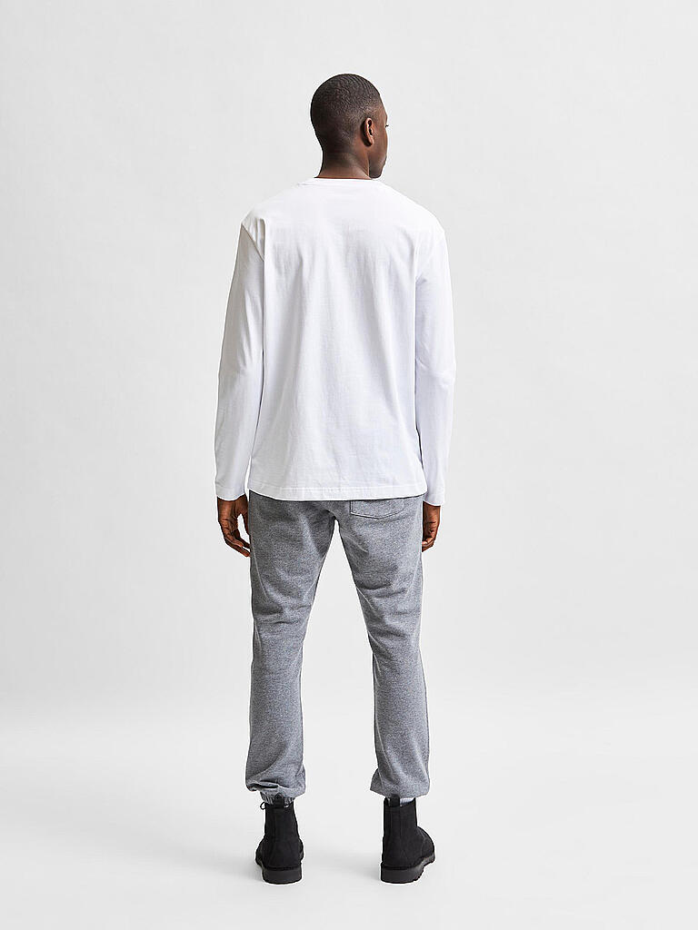 SELECTED | Langarmshirt SLHRELAXCOLMAN200  | weiss