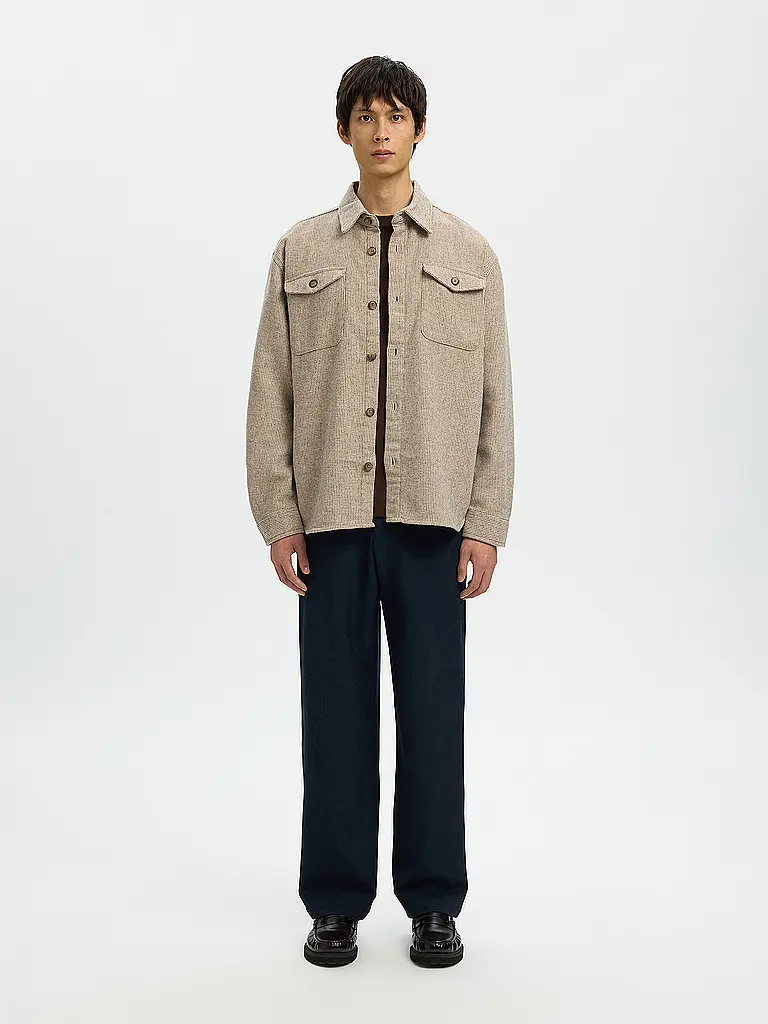 SELECTED | Overshirt SLHRLXPABLO | Beige