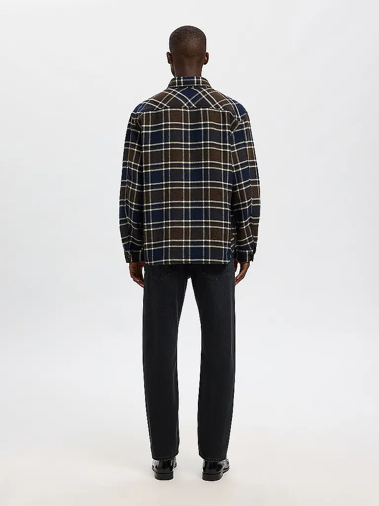 SELECTED | Overshirt SLHRLXPABLO | Dunkelblau