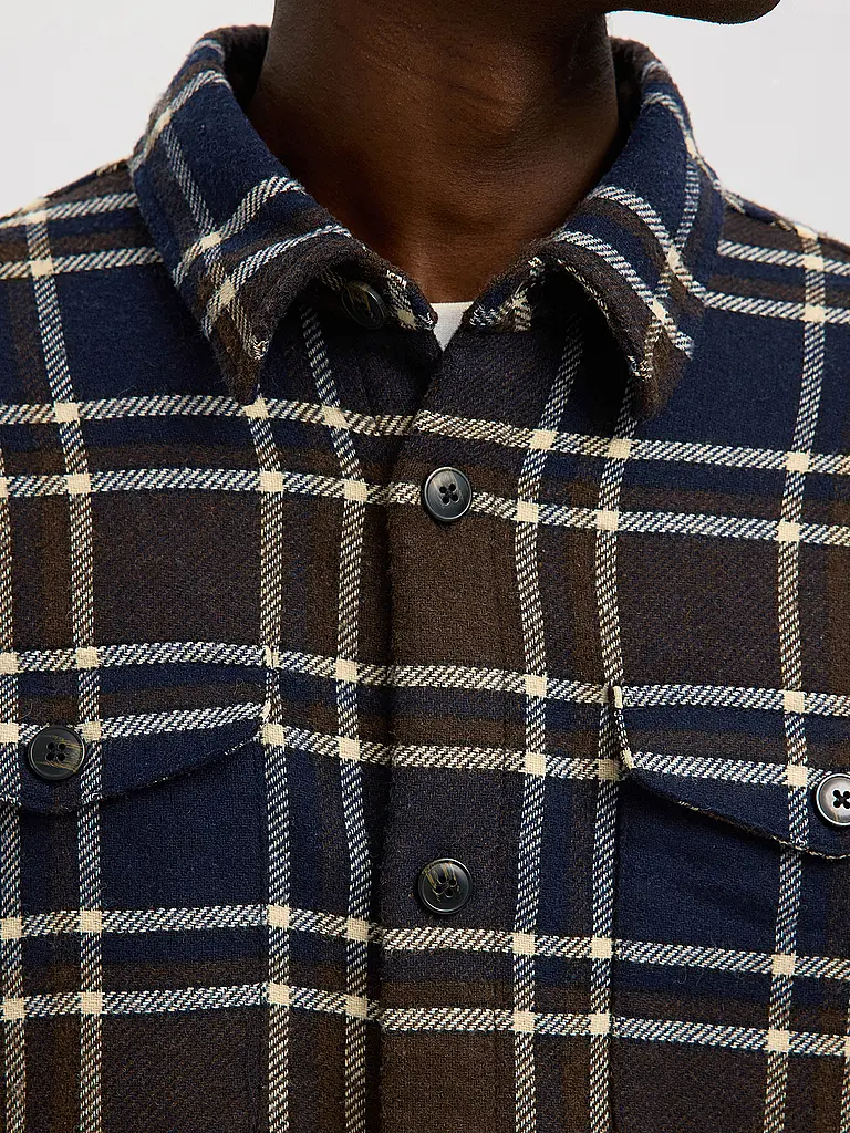 SELECTED | Overshirt SLHRLXPABLO | Dunkelblau
