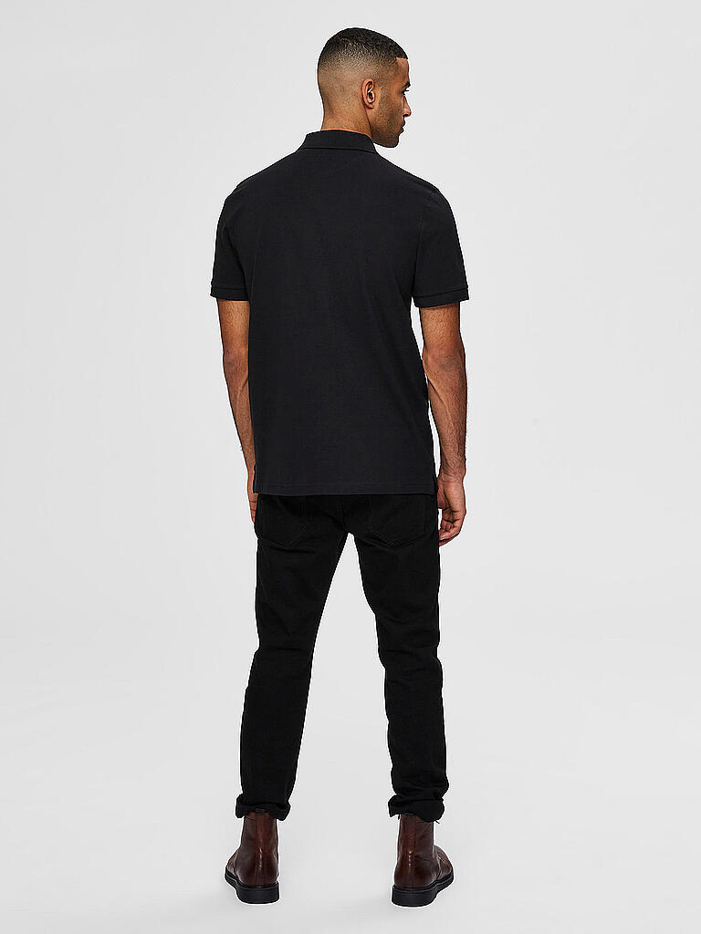 SELECTED | Poloshirt " SLHNEO " | schwarz