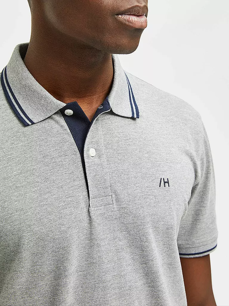 SELECTED | Poloshirt SLHAZE  | grau