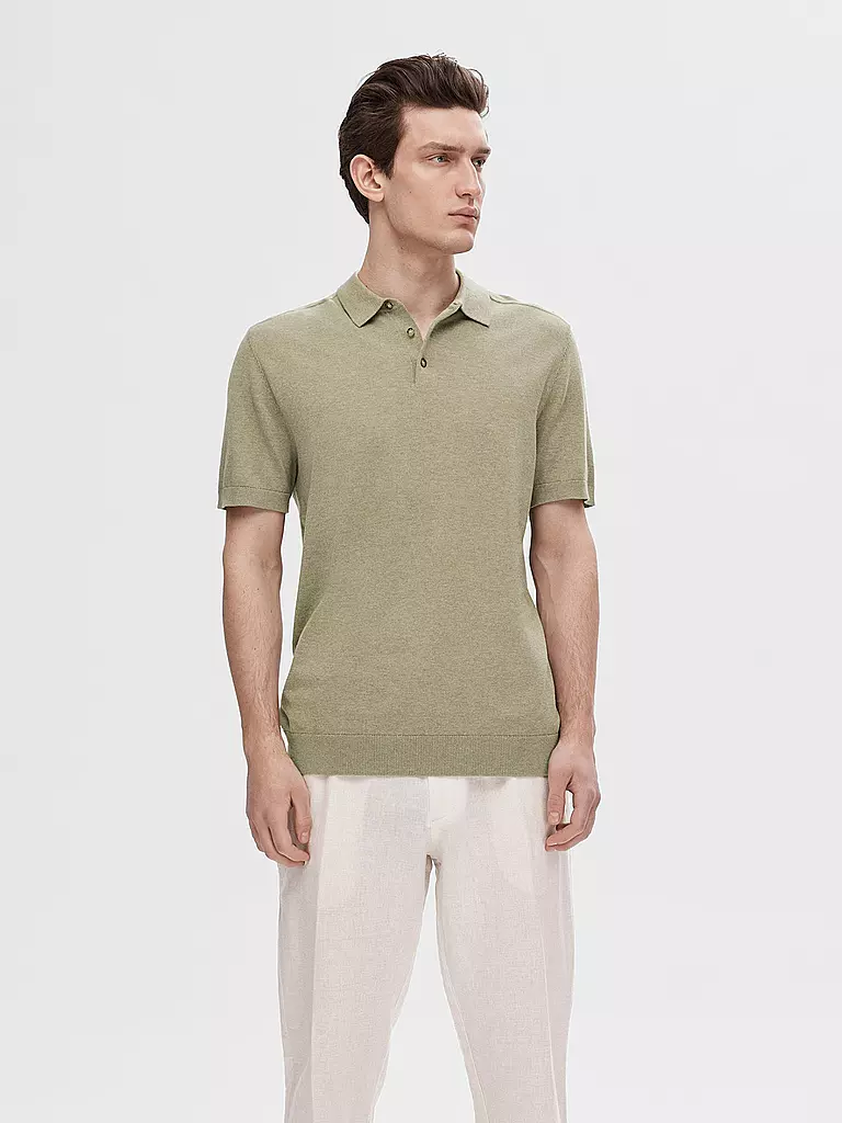 SELECTED | Poloshirt SLHBERG | beige