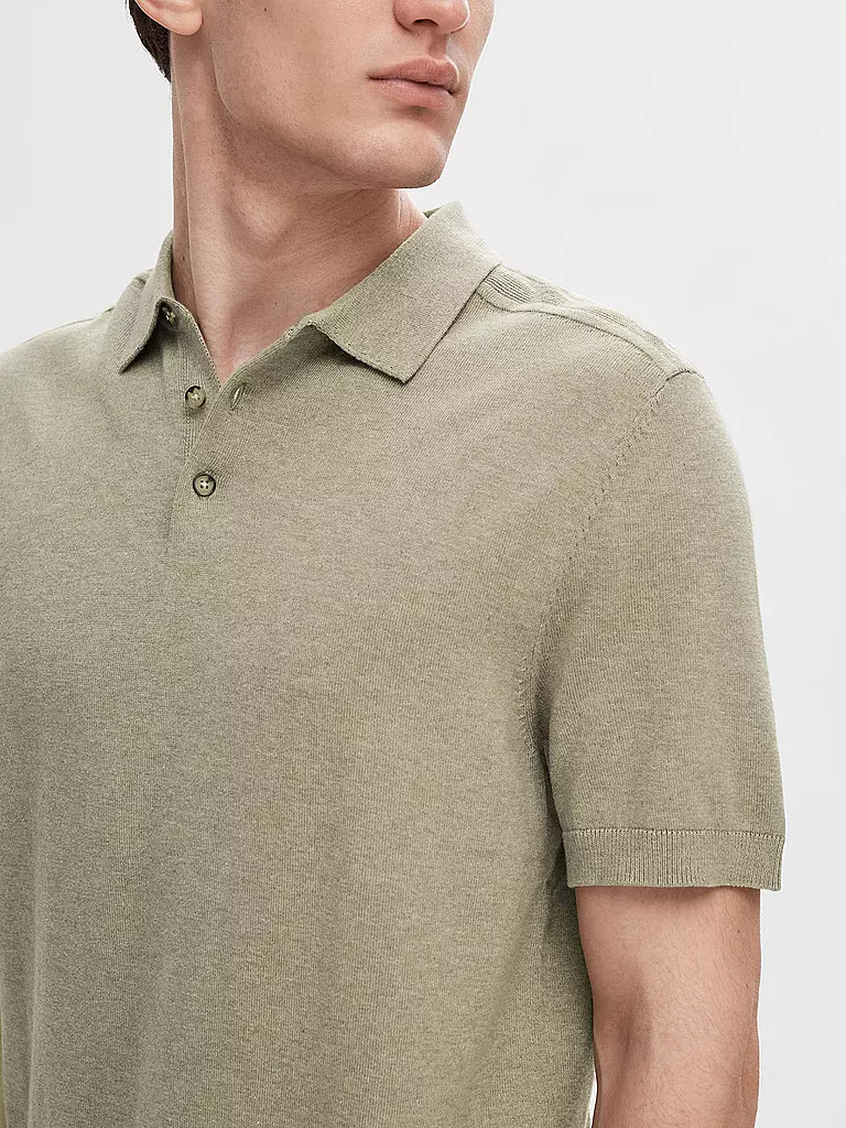 SELECTED | Poloshirt SLHBERG | beige