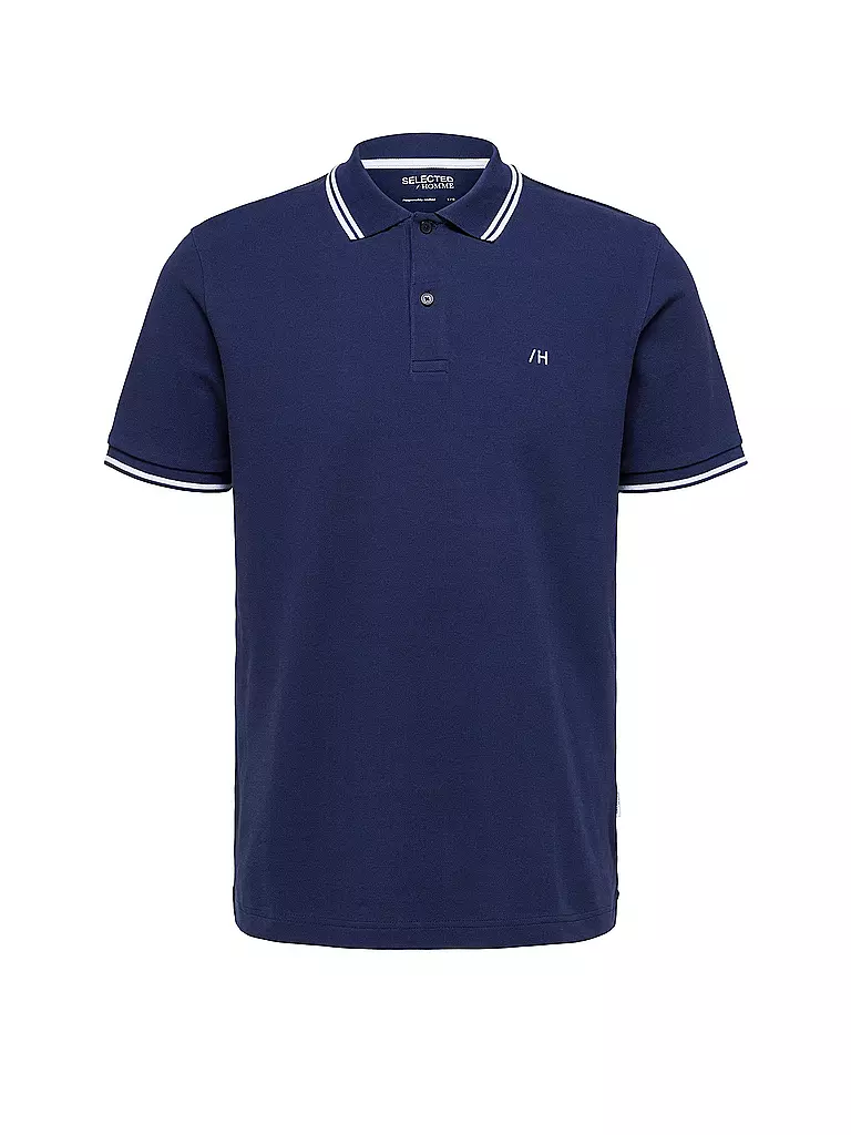 SELECTED | Poloshirt SLHDANTE  | blau