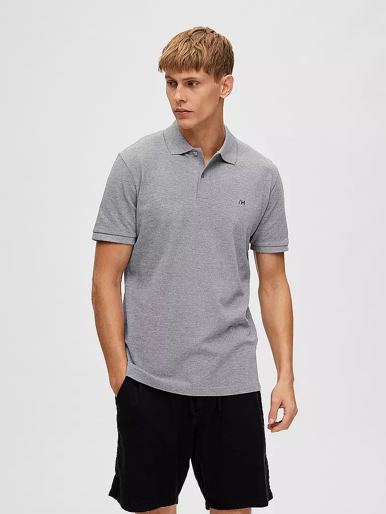 SELECTED | Poloshirt SLHDANTE  | grau