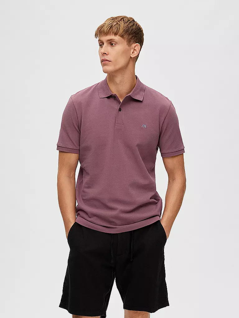 SELECTED | Poloshirt SLHDANTE  | rosa