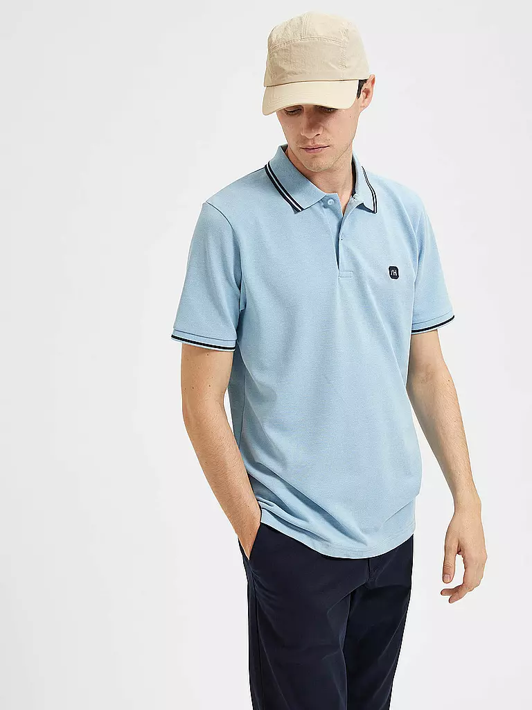 SELECTED | Poloshirt SLHDANTE | grau